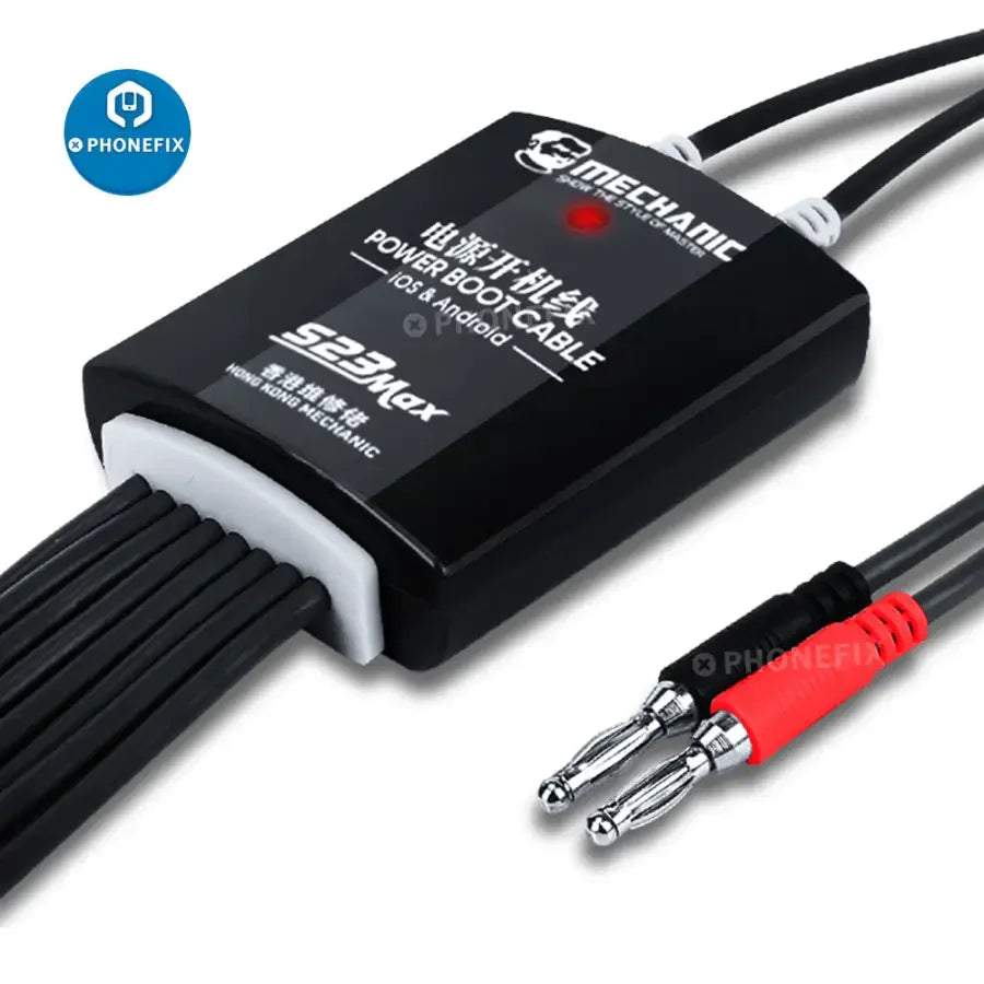 PHONEFIX Mechanic S24 Max Power Boot Cable for iPhone and Android devices, durable charging and data transfer cable.
