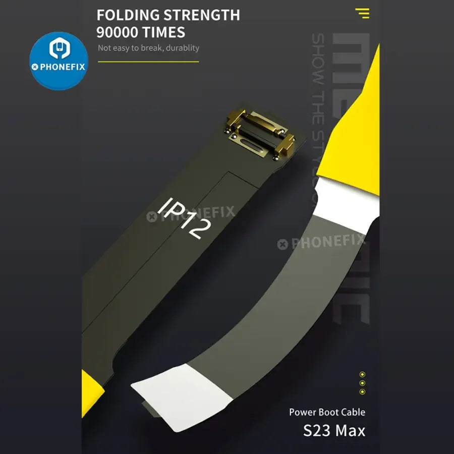 PHONEFIX Mechanic S24 Max Power Boot Cable for iPhone and Android devices, durable charging and data transfer cable.