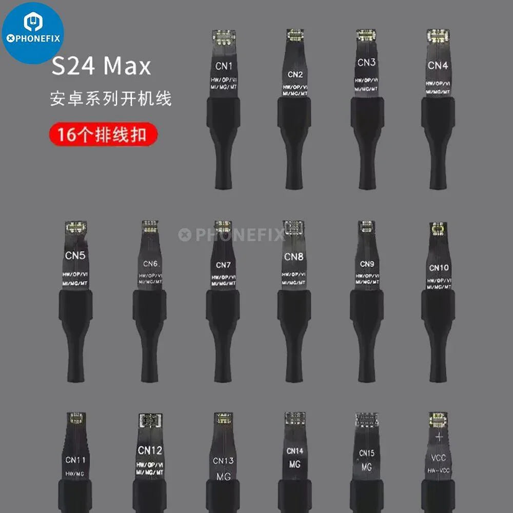 PhoneFIX Mechanic S24 Max Power Boot Cable for iPhone and Android devices, durable charging and data transfer cable.