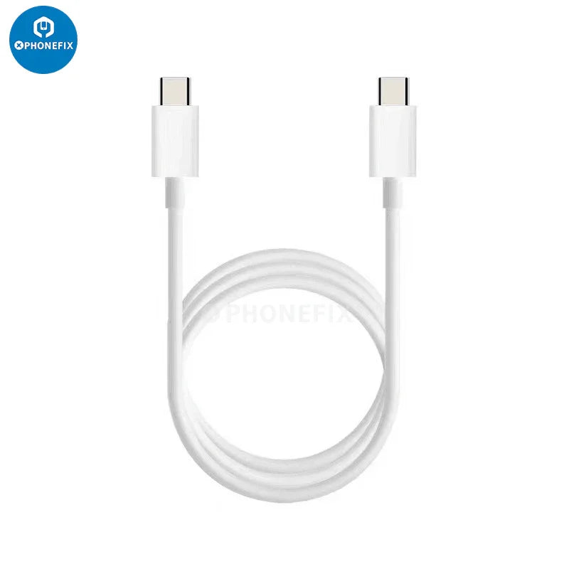 USB-C to iPhone charging cable by PHONEFIX, fast PD power cable for Apple devices, with USB-C connector and durable design.
