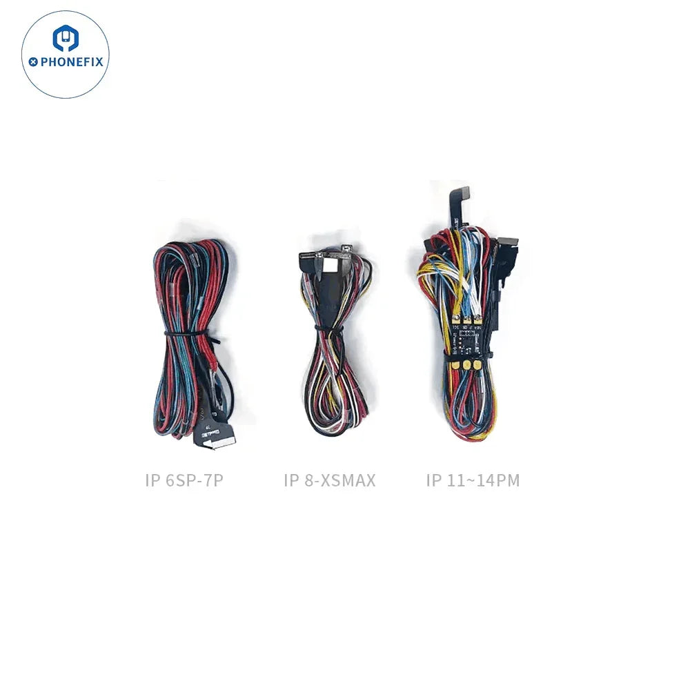 PHONEFIX QIANLI iPower Pro Max DC Power Supply Test Cable for iPhone 6-16 Pro Max, used for testing and charging iPhones.