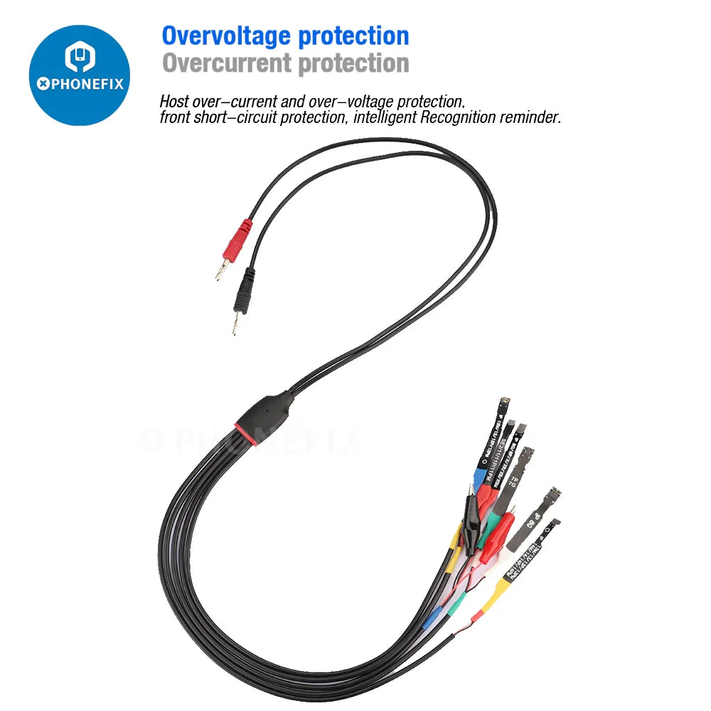 Phonefix magnetic power supply boot cable for iPhone 6-15 Pro Max, durable USB charging cable for iPhone models.