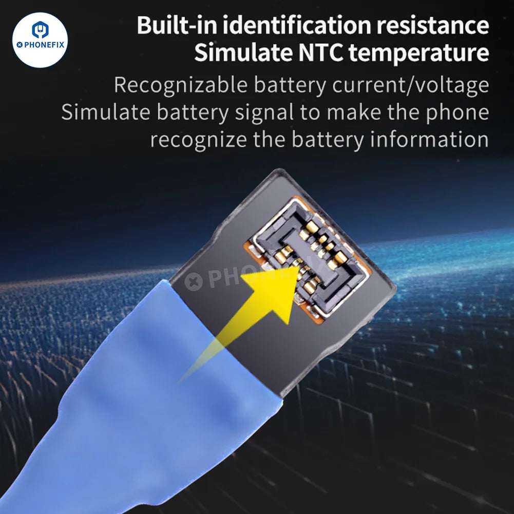 PHONEFIX Mechanic Power Max/Ultra anti-burning power supply cable for iPhone and Android devices, shown in image ULTRA__03.jpg.