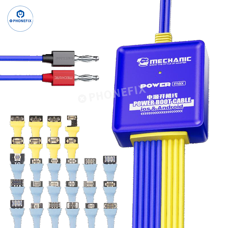 PHONEFIX Power Max/Ultra anti-burning boot cable for iPhone and Android, durable power supply cable with safety features.