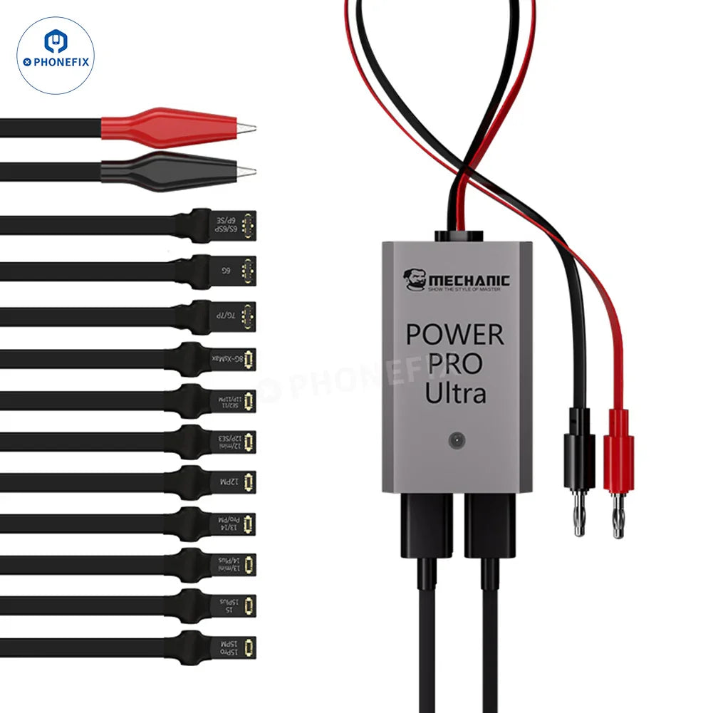 PHONEFIX Power Pro Ultra Data Boot Cable for iPhone 6 to 16 Pro Max, durable power supply cable with secure connection.