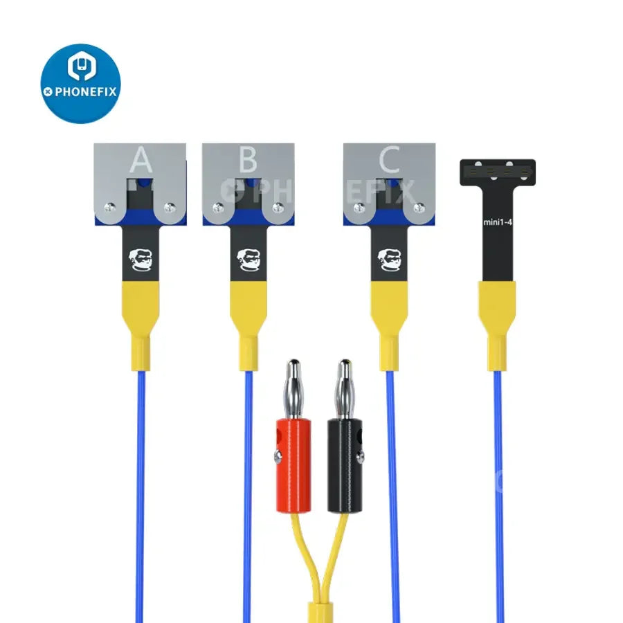 PhoneFix Mechanic PAD4 Power Boot Cable for iPad Mini, Pro, and other iPad models, used for charging and data transfer.
