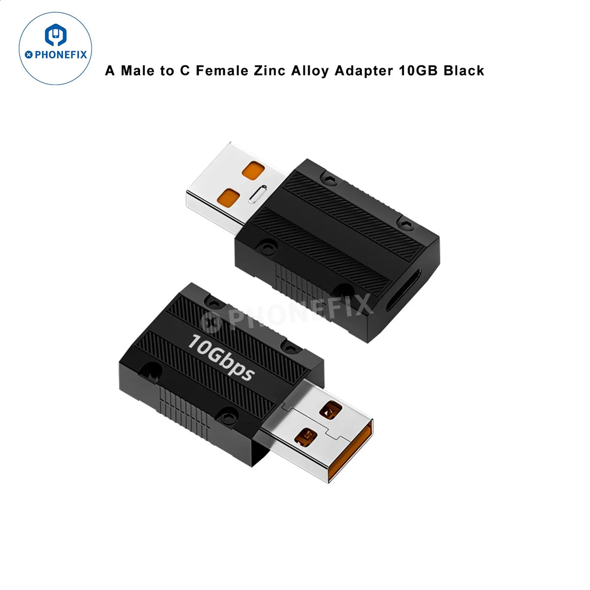 PhoneFix Type-C to USB spring wire power supply cable for mechanical keyboards, durable and flexible data connection.