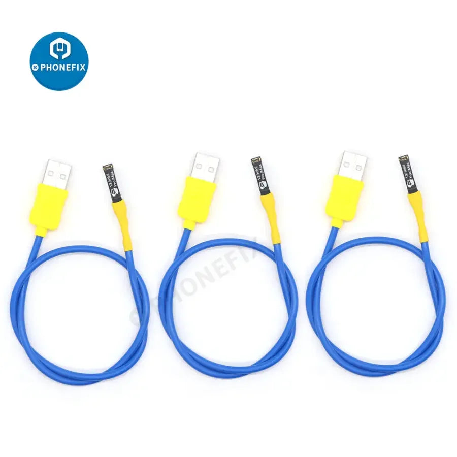 PhoneFix mechanic iBoot power supply cable for iPhone 11-15 Pro Max, used for testing and repairing iPhone power connection.