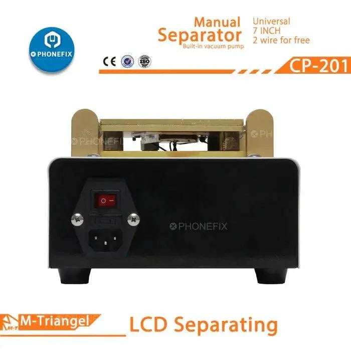 PHONEFIX 7-inch pre-heating station with built-in vacuum pump for LCD screen separation and removal of phone screens.