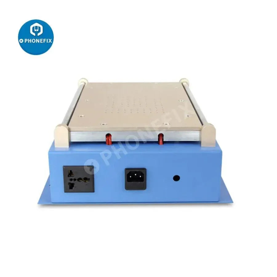 Pre-heating station on the TBK-968 14-inch automatic vacuum LCD screen separator machine by PHONEFIX.