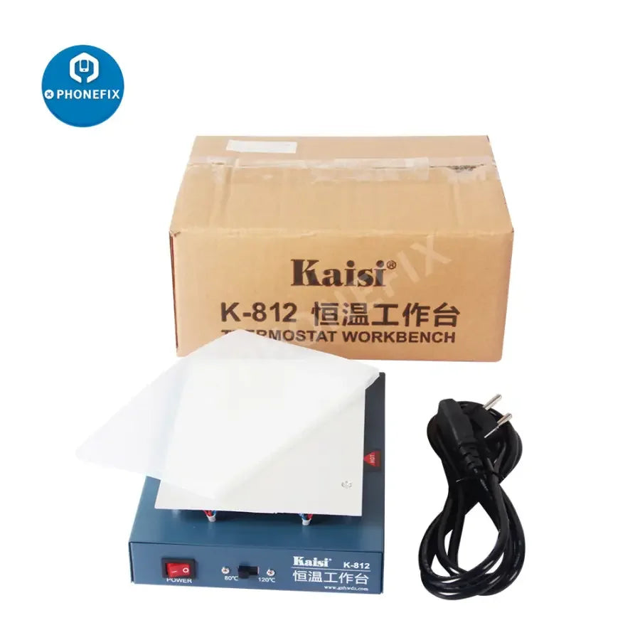 PhoneFix K-812/816 LCD screen separator pre-heating station for phone repair, used for glass removal on mobile screens.