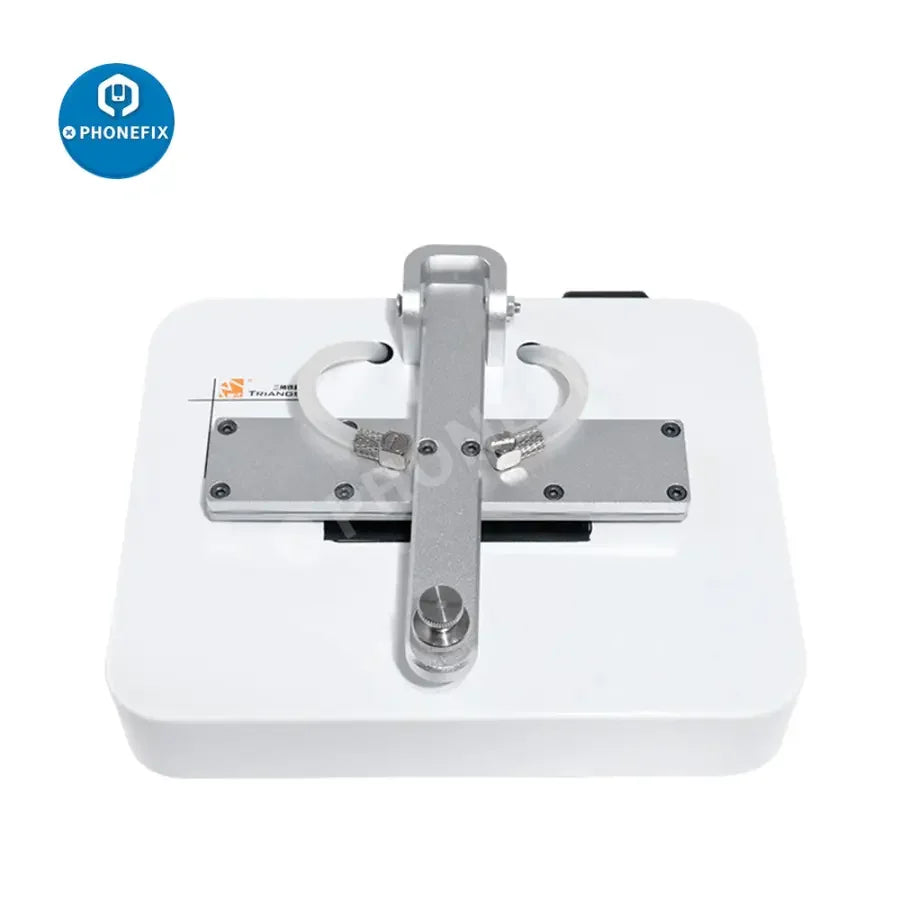 PhoneFix M-Triangel curved screen OCA alignment machine pre-heating station for accurate LCD and glass alignment.
