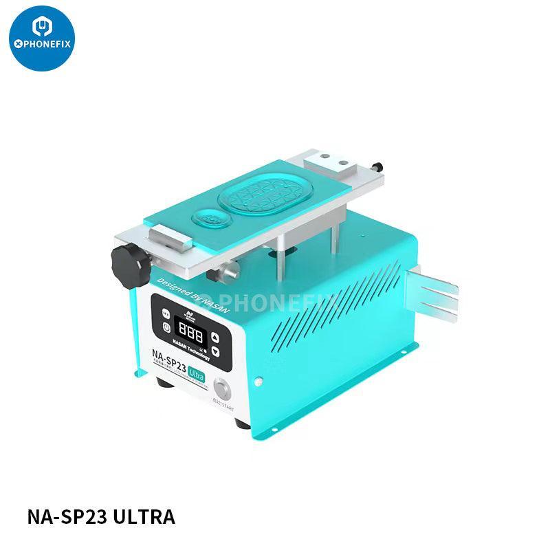 PHONEFIX NASAN NA-SP23 Ultra LCD Screen Separator Pre-heating Station for OCA glue removal showing device and controls.