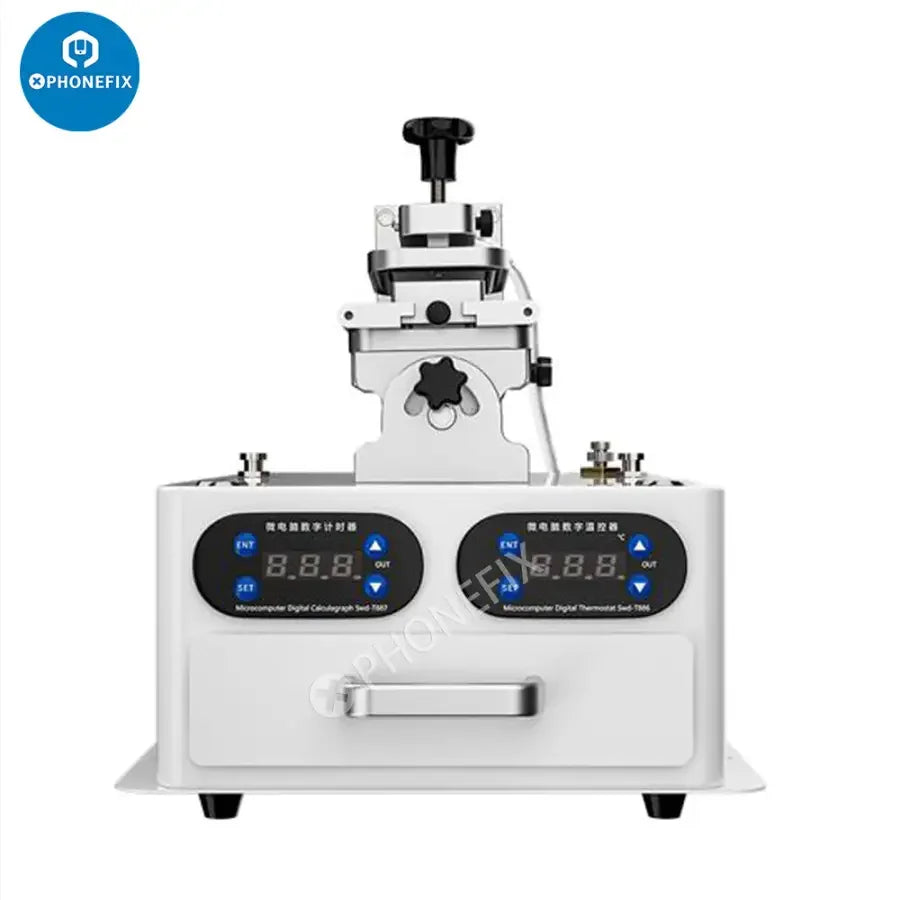 Machine de séparation d'écran PhoneFix TBK-258S avec boîte à lumière de polymérisation UV, station de préchauffage pour les réparations d'écran de téléphone.