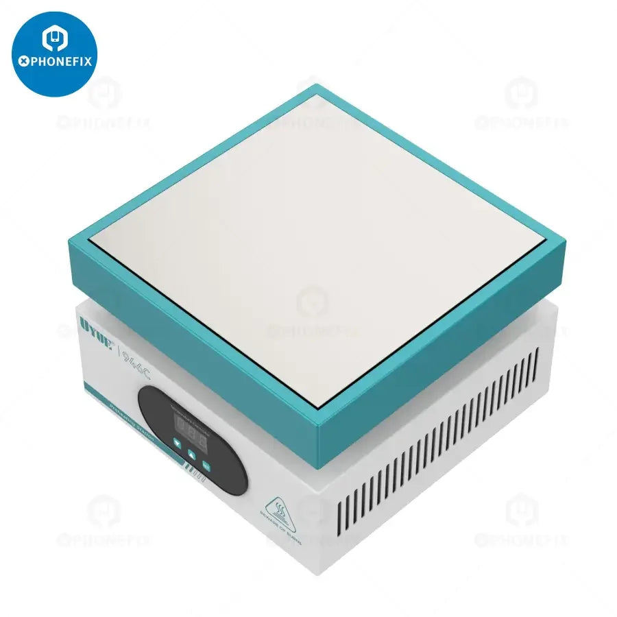 PHONEFIX electronic PCB hot plate preheating station for phone screen preheating, with separate heating plate for efficient preheating.
