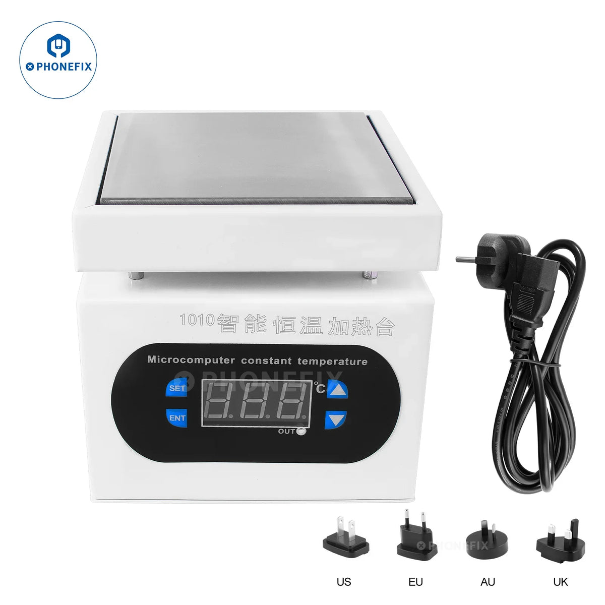 Uyue 946 constant temperature heating station pre-heating tool for screen removal, used with PHONEFIX heating stations.