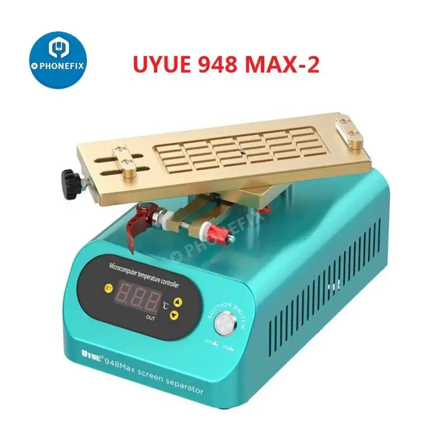 UYUE 948 MAX LCD screen separator machine for iPhone and Samsung, pre-heating station used for phone screen repair.