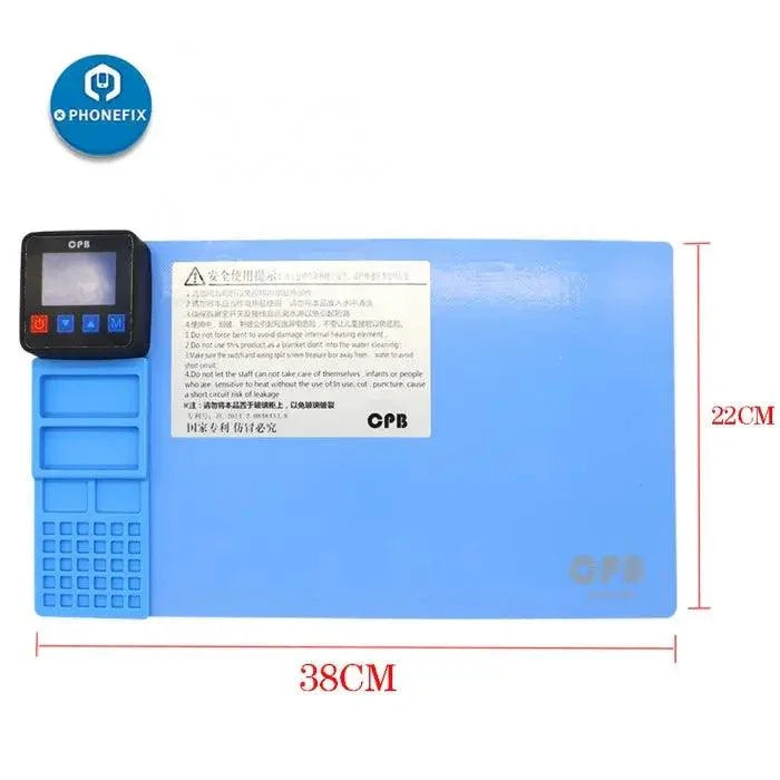PHONEFIX CPB Heating Pad pre-heating station for LCD screen separator opening and repair machine, used for phone screen repairs.