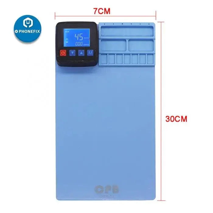 PHONEFIX CPB Heating Pad for LCD screen separator, pre-heating station for phone repair with heating pad and opening tools.
