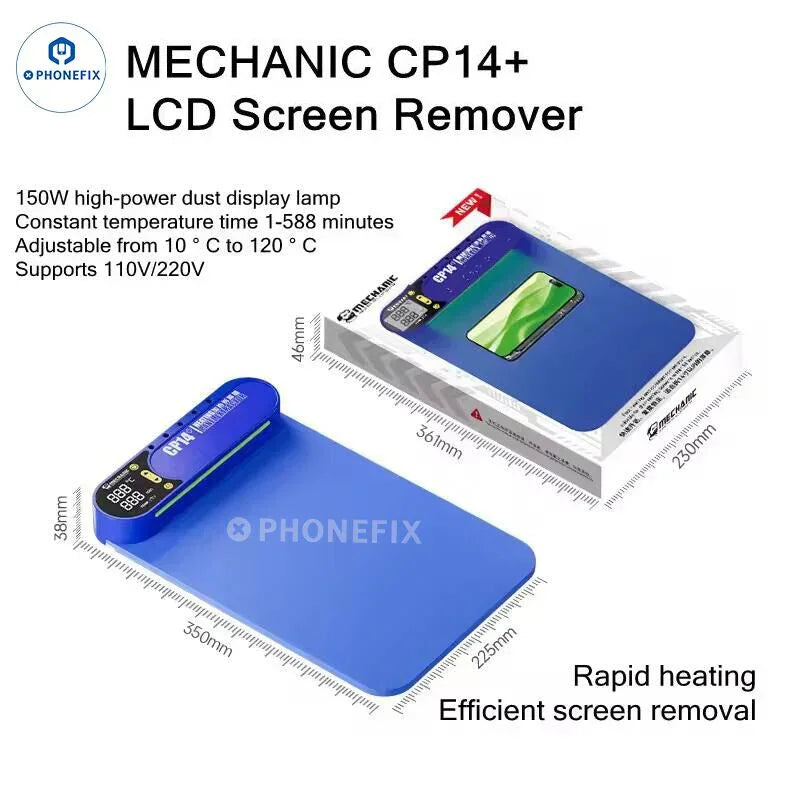 PHONEFIX CPB Heating Pad Phone LCD Screen Separator Opening Repair Machine pre-heating station for phone repair.