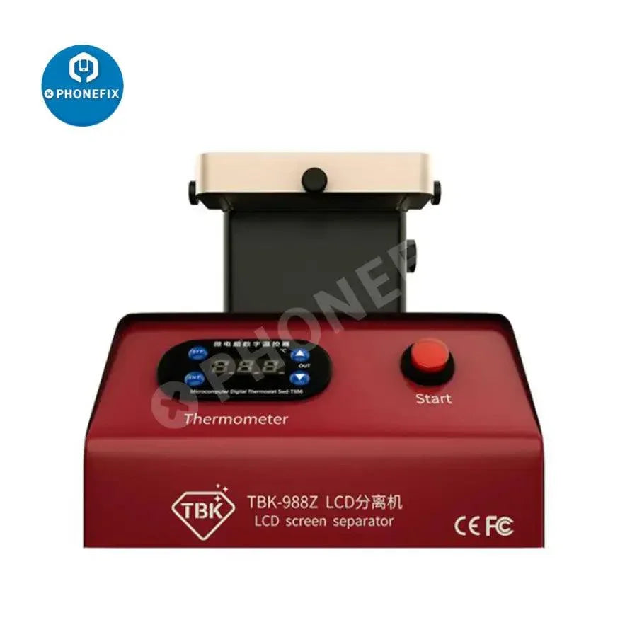 Pre-heating station for TBK Vacuum Double Pump LCD screen separator and OCA glue removal machine by PHONEFIX.