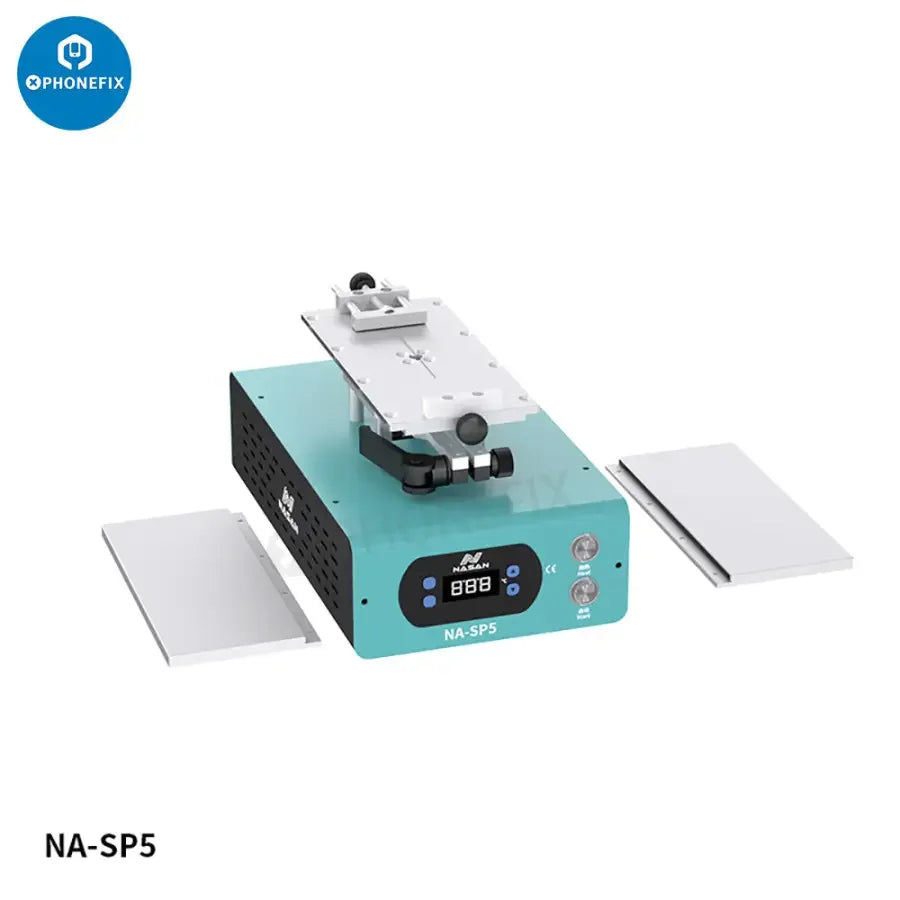 PhoneFix NASAN NA-SP5 rotatable edge screen middle frame separator, pre-heating station for smartphone repair.