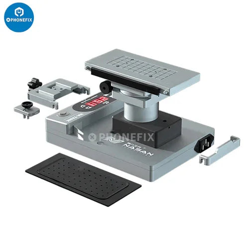 PHONEFIX NASAN NA-SP5 rotatable edge screen middle frame separator for pre-heating station, 110V, used in phone screen repairs.