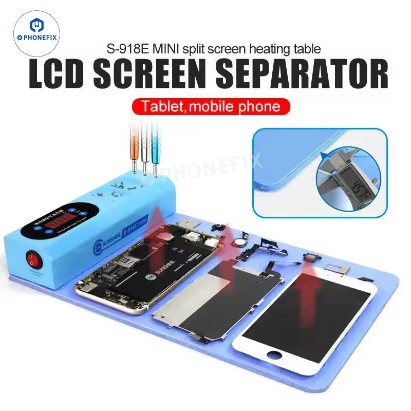 PHONEFIX CPB Pre-Heating Pad Tablet iPhone LCD Screen Separator Pre-heating Station for device repair.