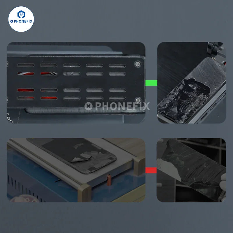 PHONEFIX TBK-988X Multi-Function Rotatable LCD Heating Separator Machine pre-heating station for device repair.