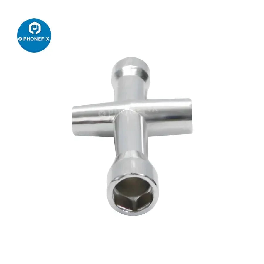 Two PHONEFIX RC drone repair cross wrenches in 4mm, 5mm, 5.5mm, and 7mm sizes for RC car maintenance and repairs.