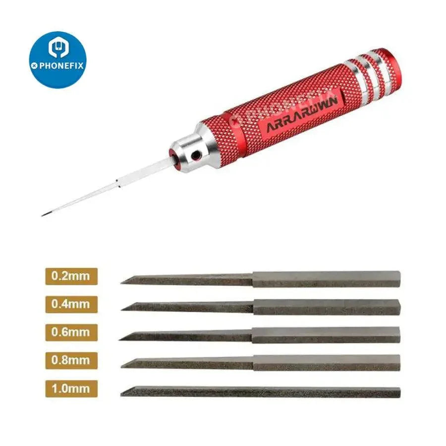 PHONEFIX 5-in-1 Prime Craved Scribe Kits Set with DIY cutting tools and chisels for RC drone and phone repairs.