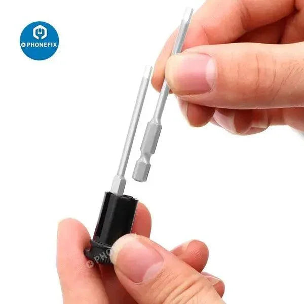 Kit d'outils de tournevis hexagonal PHONEFIX avec embouts de 1.5 mm à 3 mm pour la réparation d'hélicoptères et de drones radiocommandés, compact et précis.
