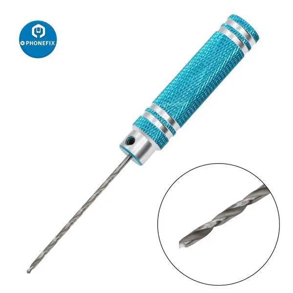 PhoneFix precision alloy hand drill rotary tool for Tamiya Mini 4WD RC car model, ideal for RC drone repair and customization.