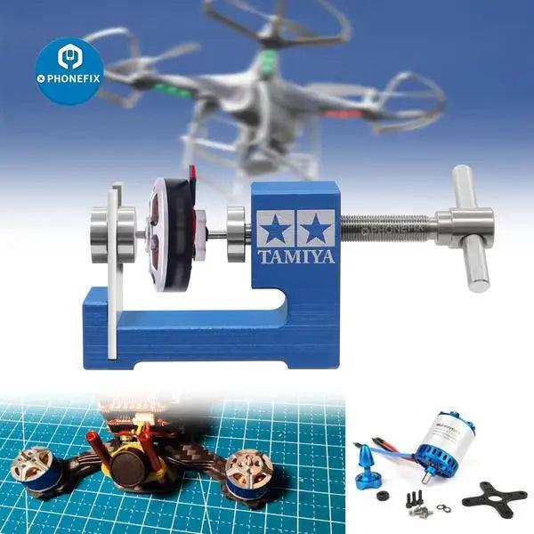 PhoneFix wheel puller and tyre remover guide roller for Tamiya Mini 4WD car models, ideal for RC drone and Mini 4WD car repairs.