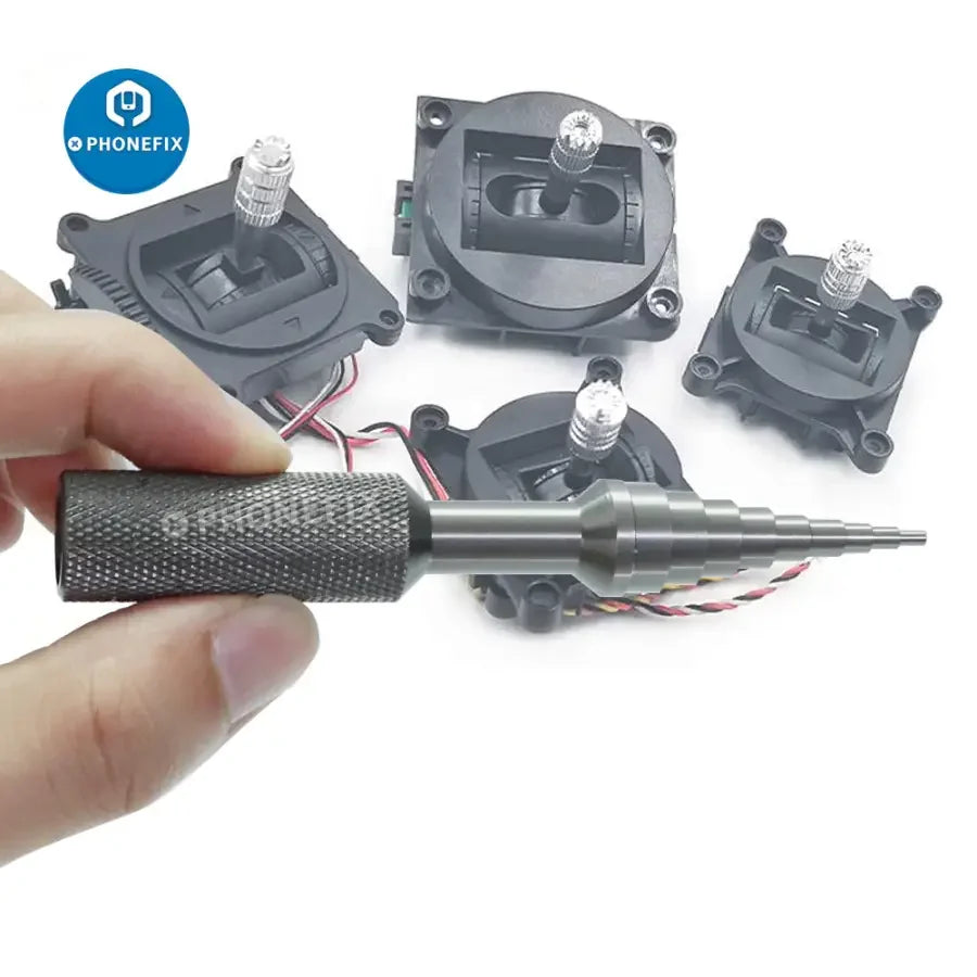 PHONEFIX RC drone repair tools ball bearing remover kit with various sizes for RC car maintenance, including puller tools.
