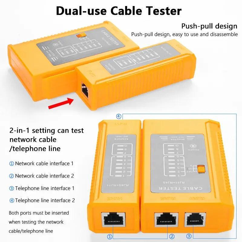 PHONEFIX RC drone repair tools kit with cable tester and plier crimp for PC and electronic device repair.