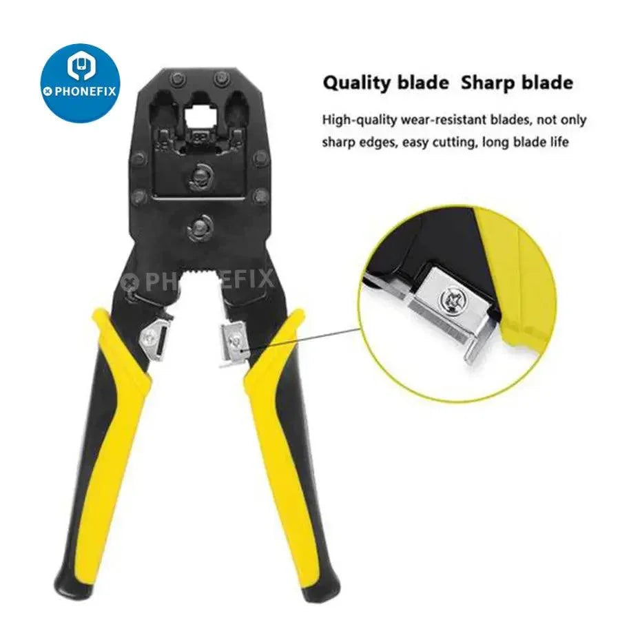 PHONEFIX RC drone repair tool kit with cable tester and plier crimp for PC repair, ideal for electronics and drone maintenance.
