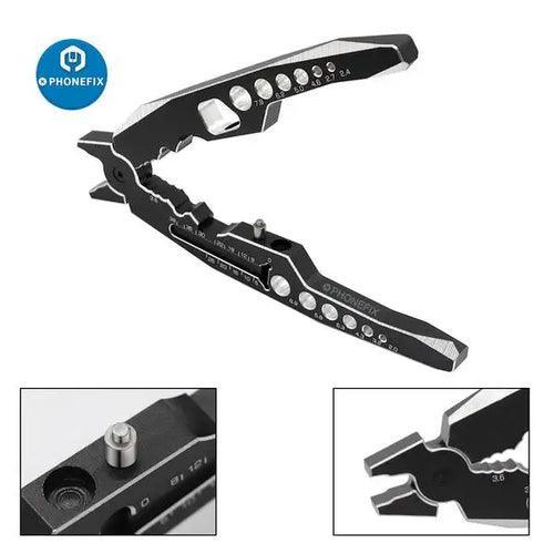 PHONEFIX multi-function RC drone repair shock absorber pliers and clamp tool for model drone maintenance and repairs.