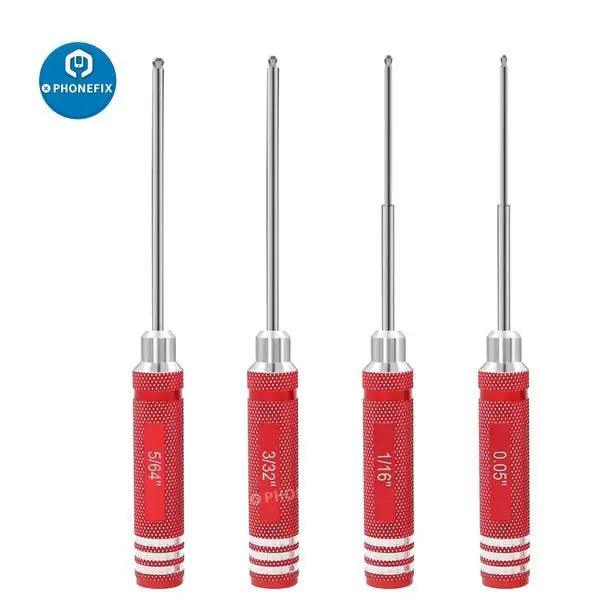PHONEFIX RC drone repair tools, 1.5mm to 3mm hexagonal screwdriver set for RC car and drone maintenance and repair.