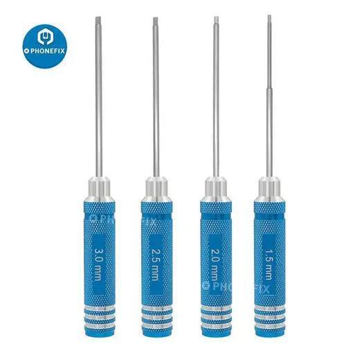 PHONEFIX RC drone repair toolkit with 1.5mm to 3mm hexagonal screwdrivers for RC car and drone maintenance.