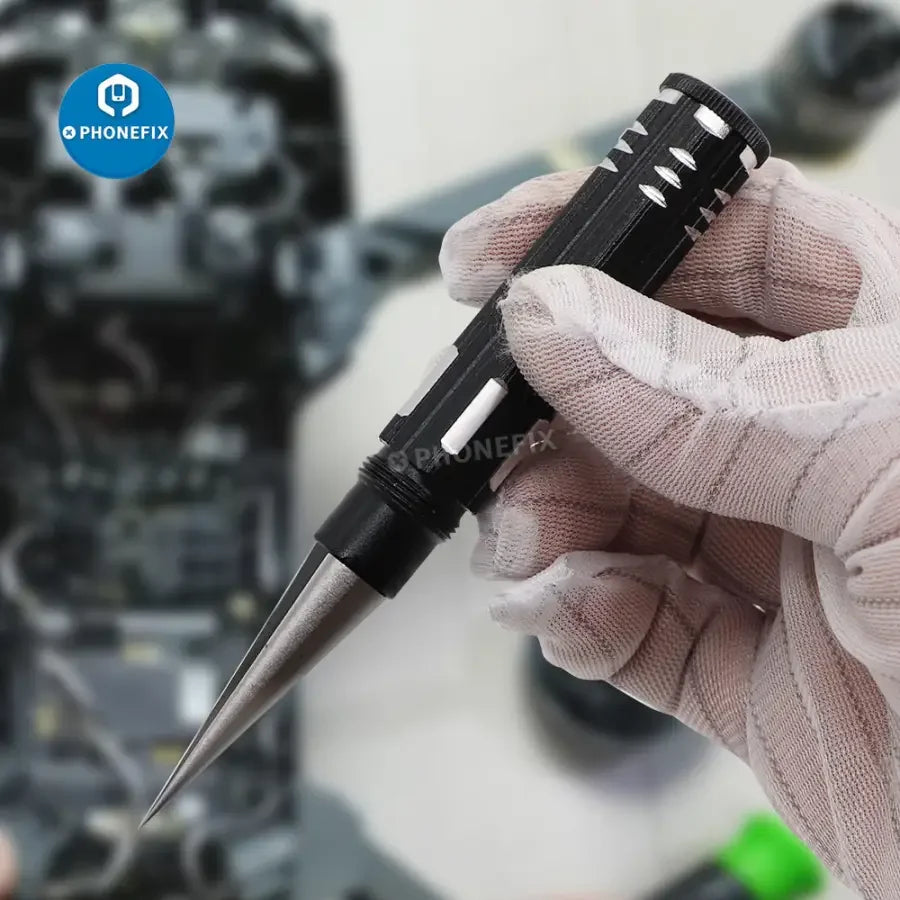 PhoneFix metal reamer expanding hole opener for RC car, drone, and aircraft repair tools, designed for drilling and shell fitting.