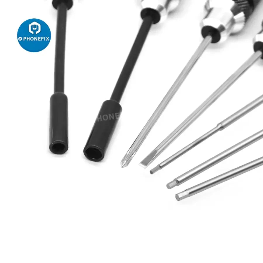 PHONEFIX 10-in-1 RC screwdriver and pliers toolkit set for RC cars and helicopters, ideal for drone repair and maintenance.