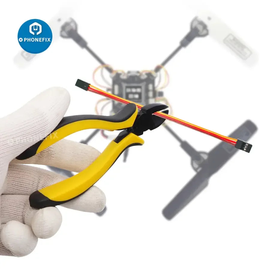 PHONEFIX 10-in-1 RC screwdriver and pliers toolkit for RC cars and helicopters, featuring hex repair tools and precision repair components.