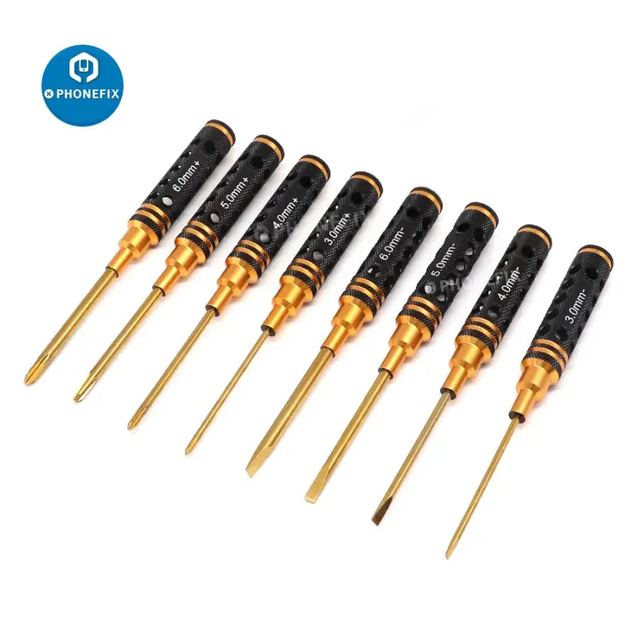 PHONEFIX 16-in-1 Hex Screwdriver Set for RC drone and multirotor repair, includes various hex screwdrivers for precise maintenance.