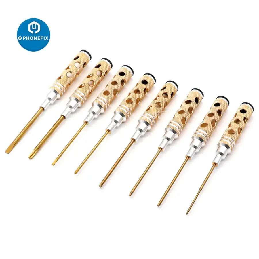 PHONEFIX 16-in-1 hex screwdriver set for RC drone and car repair, includes versatile tools for multirotors and RC vehicle maintenance