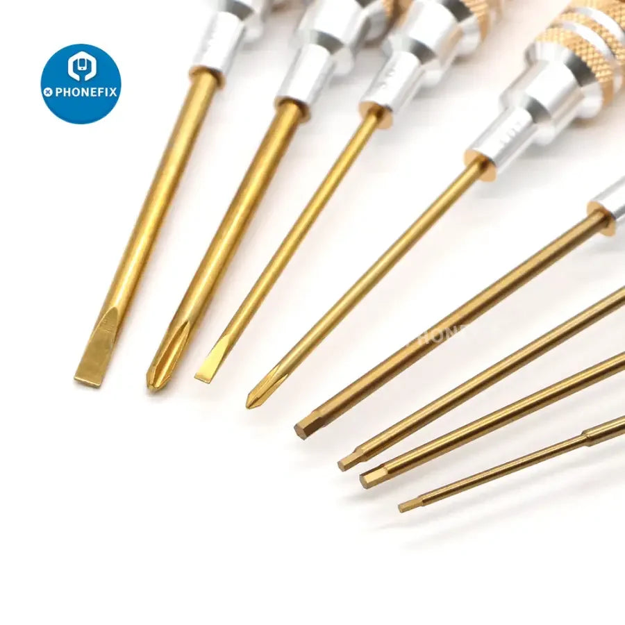 PHONEFIX 16-in-1 hex screwdriver set for RC drone repair, includes tools for RC cars and multirotors, compact and versatile.