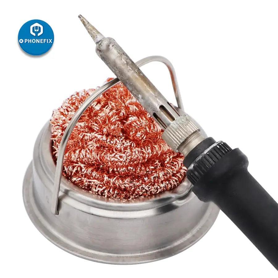 Steel wire for soldering nozzle tips, PCB cleaning, and repair, part of PHONEFIX repair assist tools for electronics maintenance.