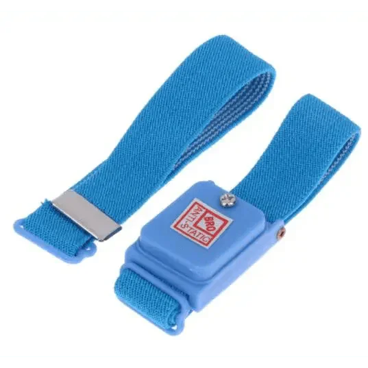 Bracelet antistatique PhoneFix avec câble de décharge ESD pour la protection contre les décharges électrostatiques lors des réparations.