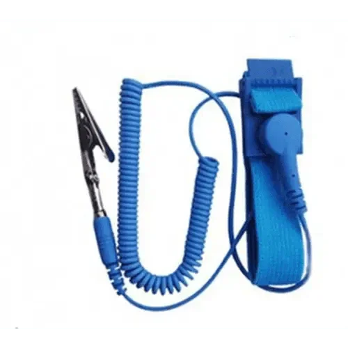 Bracelet antistatique PhoneFix avec câble de décharge ESD pour des réparations électroniques en toute sécurité et une protection contre l'électricité statique.