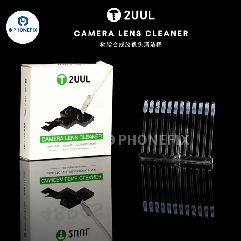 Phonefix 2UUL Camera Lens Cleaner Stick Dust Removal Cleaning Gel for camera lens and electronic device cleaning.